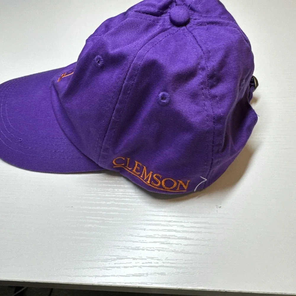 Clemson Tigers Palmetto Paw Purple Hat, Adjustable,Palmetto State South carolina